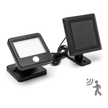 Aigostar - LED-Solarwandleuchte mit Sensor LED/0,64W/3,7V 600 mAh 6500K IP44