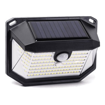 Aigostar - LED-Solarwandleuchte mit Sensor LED/0,8W/5,5V 1200 mAh 6500K IP65