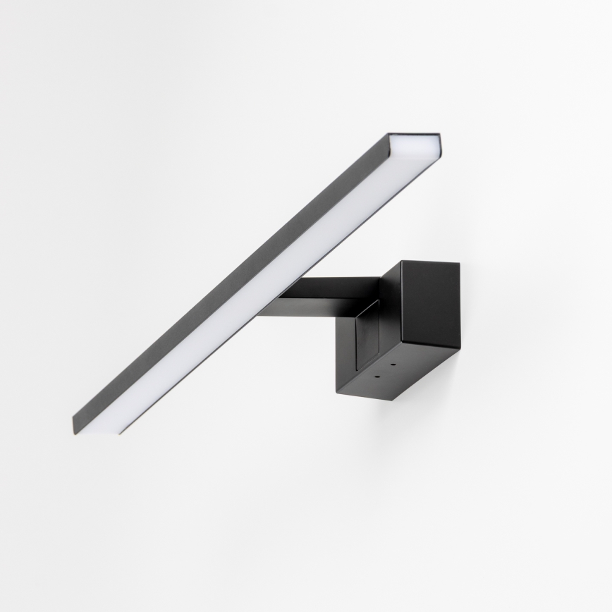 Aigostar - LED-Spiegelleuchte für Badezimmer, 8 W, 230 V, 4000 K, 40 cm, IP44, schwarz