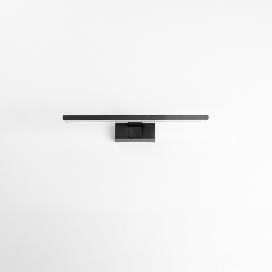 Aigostar - LED-Spiegelleuchte für Badezimmer, 8 W, 230 V, 4000 K, 40 cm, IP44, schwarz