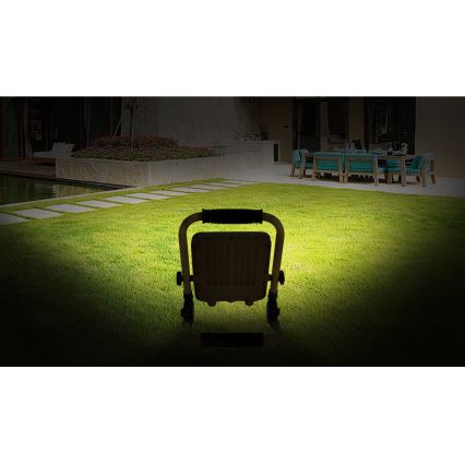 Aigostar - LED dimmbarer wiederaufladbarer Fluter LED/50W/5V 6500K IP65