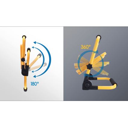 Aigostar - LED dimmbarer wiederaufladbarer Fluter LED/50W/5V 6500K IP65