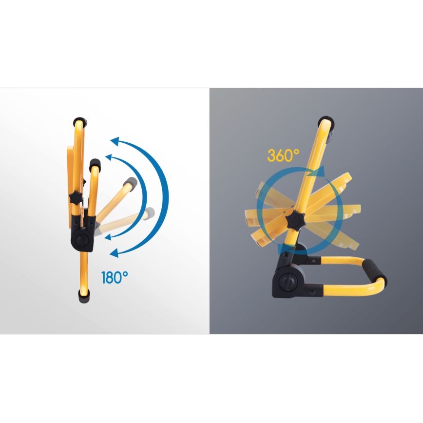 Aigostar - LED dimmbarer wiederaufladbarer Fluter LED/50W/5V 6500K IP65