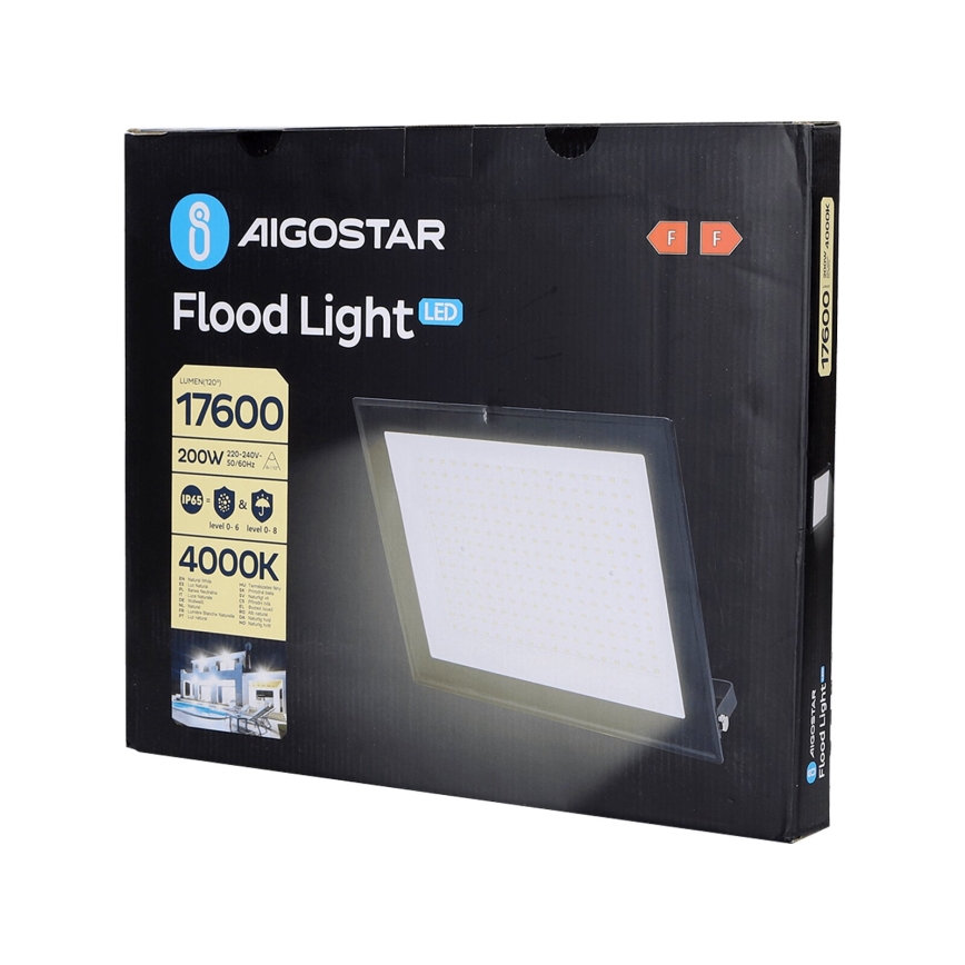 Aigostar - LED-Strahler LED/200W/230V 4000K IP65