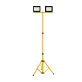 Aigostar - LED-Strahler mit Stativ 2xLED/30W/230V 6500K IP65 orange/schwarz