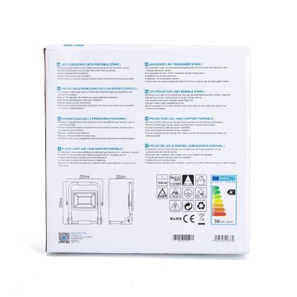 Aigostar - LED-Strahler mit Stativ LED/30W/230V IP44
