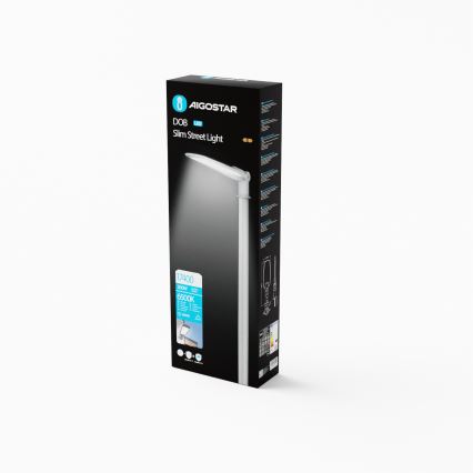 Aigostar - LED-Straßenleuchte SLIM LED/200W/230V 6500K IP65