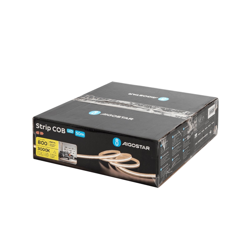 Aigostar - LED-Streifen 50m LED/320W/230V 3000K IP65