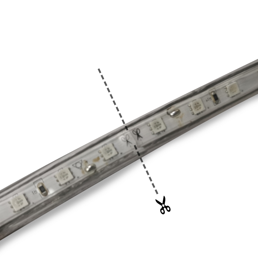Aigostar - LED-Streifen für den Außenbereich 50m LED/300W/230V blau IP65