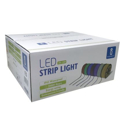 Aigostar - LED-Streifen für den Außenbereich 50m LED/300W/230V blau IP65