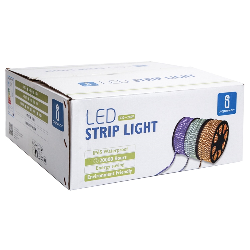 Aigostar - LED-Streifen für den Außenbereich 50m LED/350W/230V 3000K IP65