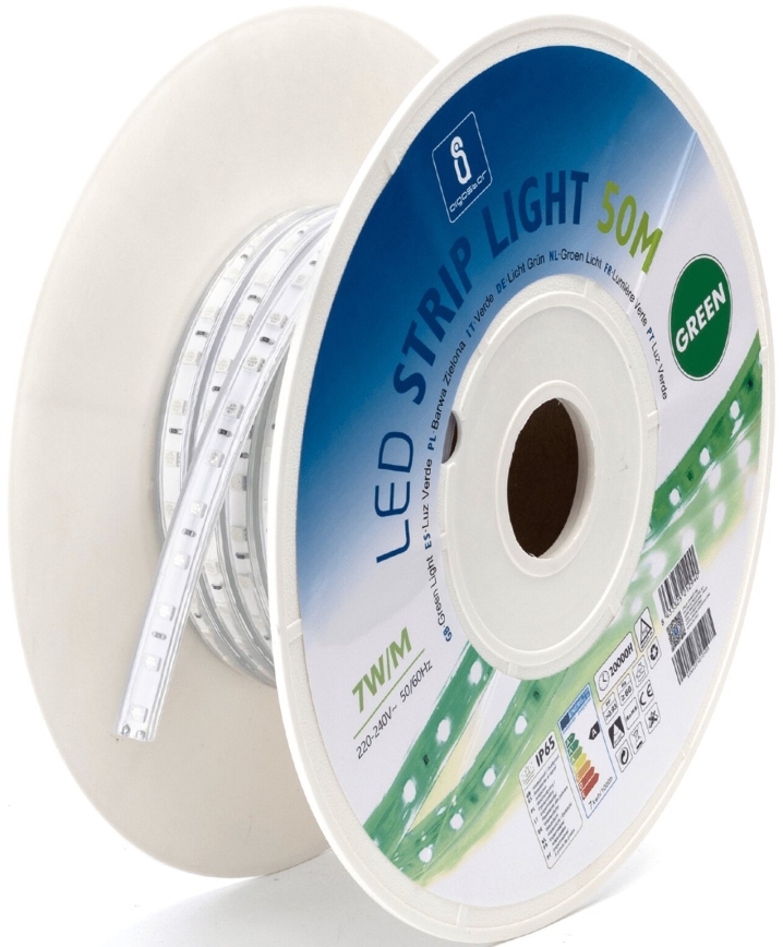 Aigostar - LED-Streifen LED/350W/230V 50m grün IP65