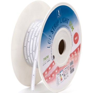 Aigostar - LED-Streifen LED/350W/230V 50m rot IP65