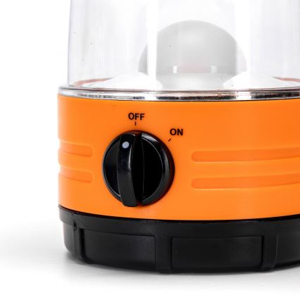 Aigostar - LED tragbare Campinglampe LED/4xAA orange