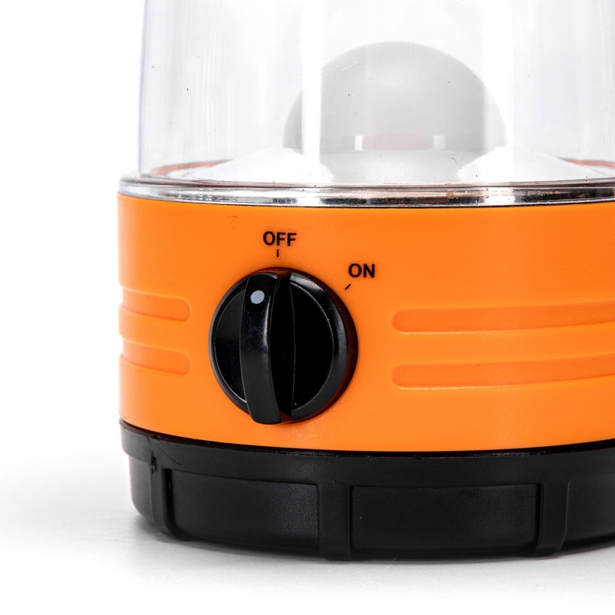 Aigostar - LED tragbare Campinglampe LED/4xAA orange