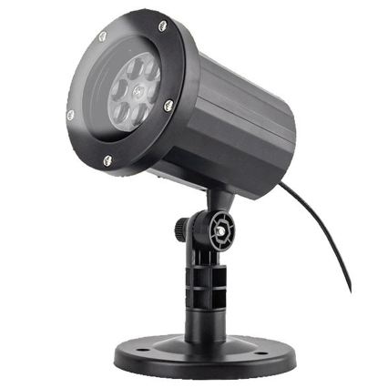 Aigostar - LED-Weihnachtsprojektor für den Außenbereich, Schneeflocken-Effekt, LED/5W/230V, IP44, mehrfarbig