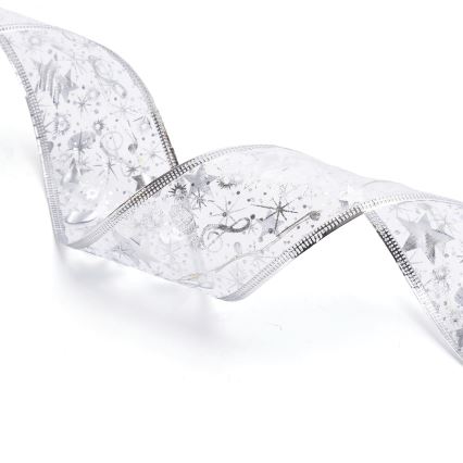 Aigostar - LED-Weihnachtslichterkette 100xLED/3xAA 10 m warmweiß silber