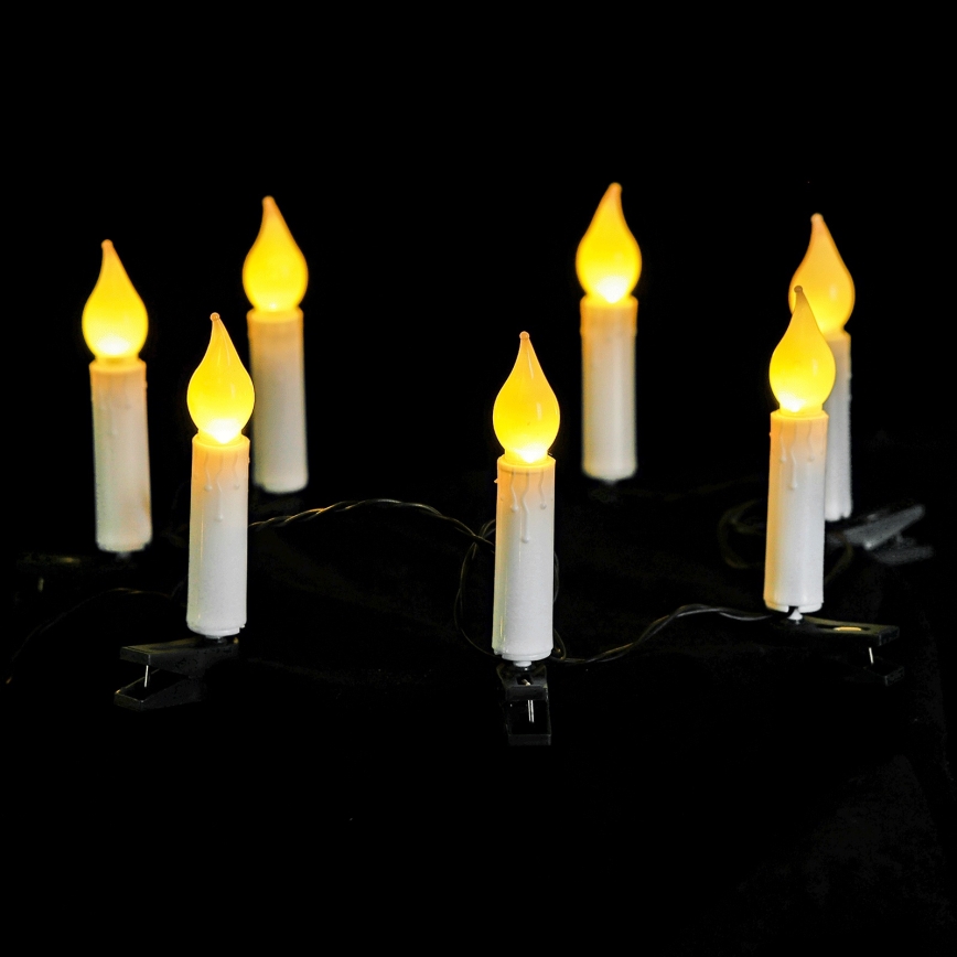 Aigostar - LED Weihnachts-Lichterkette 25xLED/3xAA 5 m warmweiß