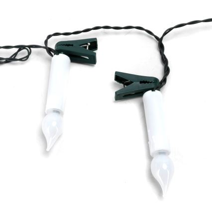 Aigostar - LED Weihnachts-Lichterkette 25xLED/3xAA 5 m warmweiß