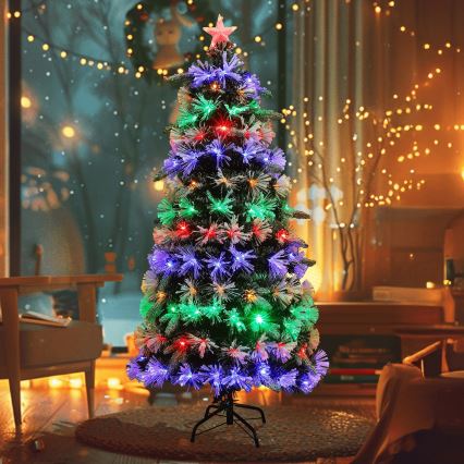Aigostar - LED-Weihnachtsbaum für den Außenbereich 165xLED/8 Funktionen 1,5 m IP44 mehrfarbig
