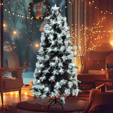 Aigostar - LED-Weihnachtsbaum für den Außenbereich 85 LEDs/8 Funktionen 0,9 m IP44 kaltweiß