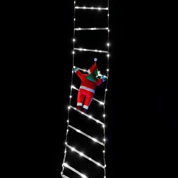 Aigostar - LED-Weihnachtsbeleuchtung für den Außenbereich, 304 LEDs / 8 Funktionen, 3 m, IP44, kaltweiß