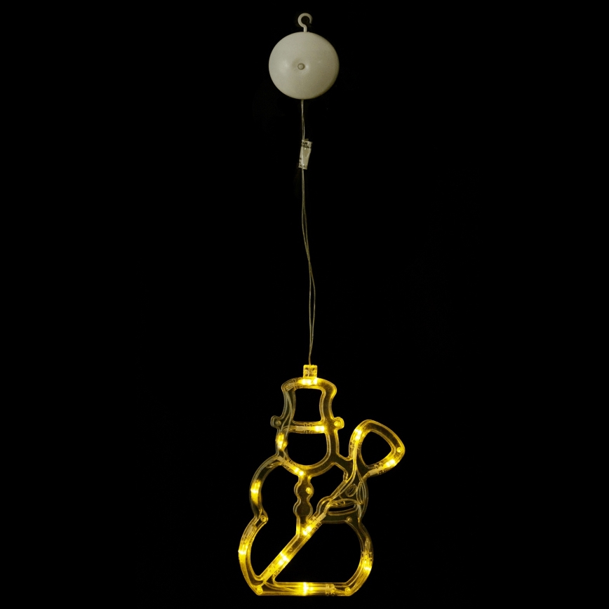 Aigostar - LED-Weihnachtsdekoration 10xLED/3xAAA Schneemann 20,5 cm