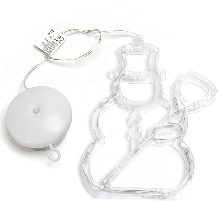 Aigostar - LED-Weihnachtsdekoration 10xLED/3xAAA Schneemann 20,5 cm