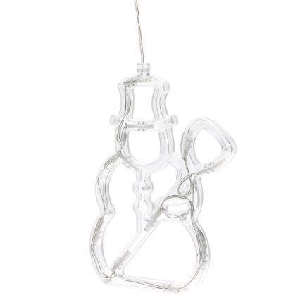 Aigostar - LED-Weihnachtsdekoration 10xLED/3xAAA Schneemann 20,5 cm
