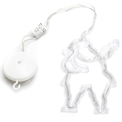 Aigostar - LED-Weihnachtsdekoration 10xLED/3xAAA Weihnachtsmann 20 cm