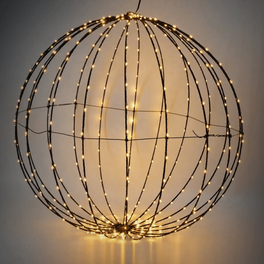 Aigostar - LED-Weihnachtsdekoration für den Außenbereich 177xLED/3,6W/230V 60 cm IP44 warmweiß