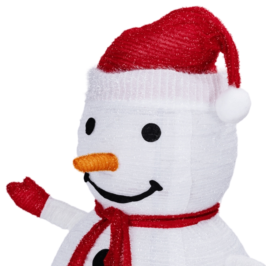 Aigostar - LED-Weihnachtsdekoration für den Außenbereich 50xLED/3xAA 0,7m IP44 Schneemann + Fernbedienung