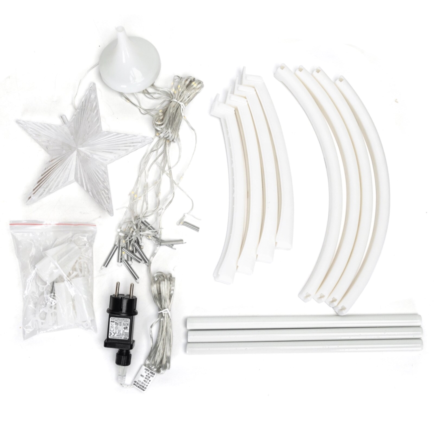 Aigostar - LED-Weihnachtsdekoration für den Außenbereich LED/3,6W/230V 120 cm IP44 kaltweiß