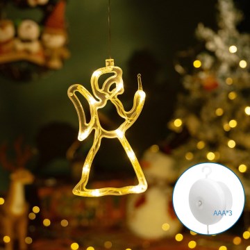 Aigostar - LED Weihnachtsdekoration LED/3xAAA Engel 21 cm