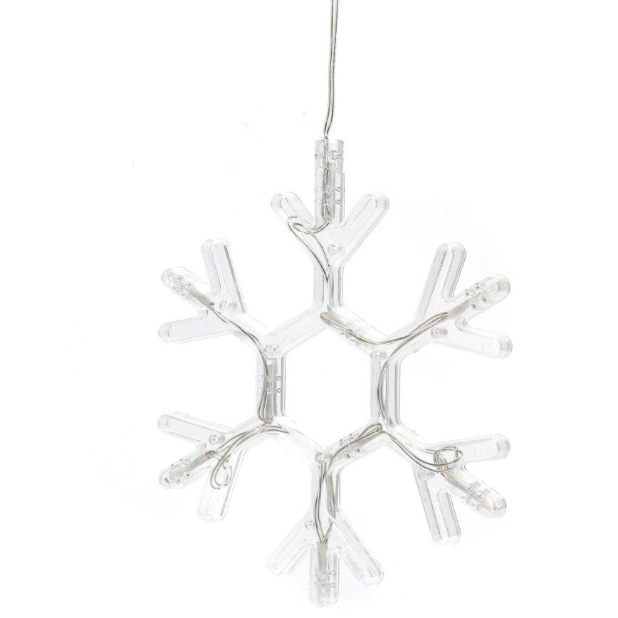 Aigostar - LED-Weihnachtsdekoration LED/3xAAA warmweiβ Schneeflocke 19cm