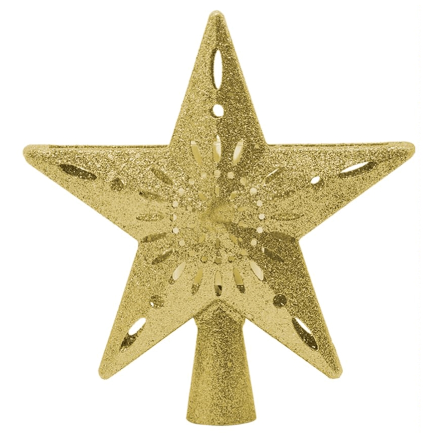 Aigostar - LED-Weihnachtsprojektor Schneeflocken LED/5W/230V kaltweiß goldener Stern