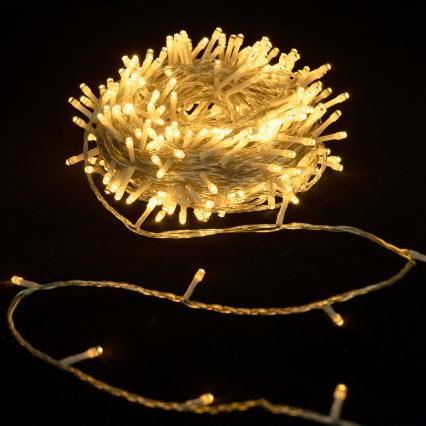 Aigostar - LED Weihnachtskette 50xLED/3xAA 5,3m warmweiß