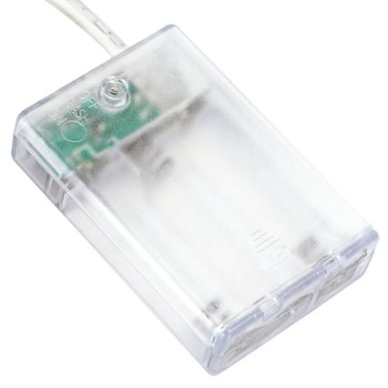 Aigostar - LED Weihnachtskette 50xLED/3xAA 5,3m warmweiß