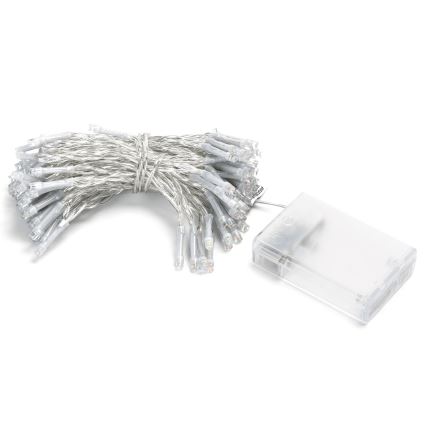 Aigostar - LED-Weihnachtslichterkette 100xLED/3xAA 10,3m mehrfarbig