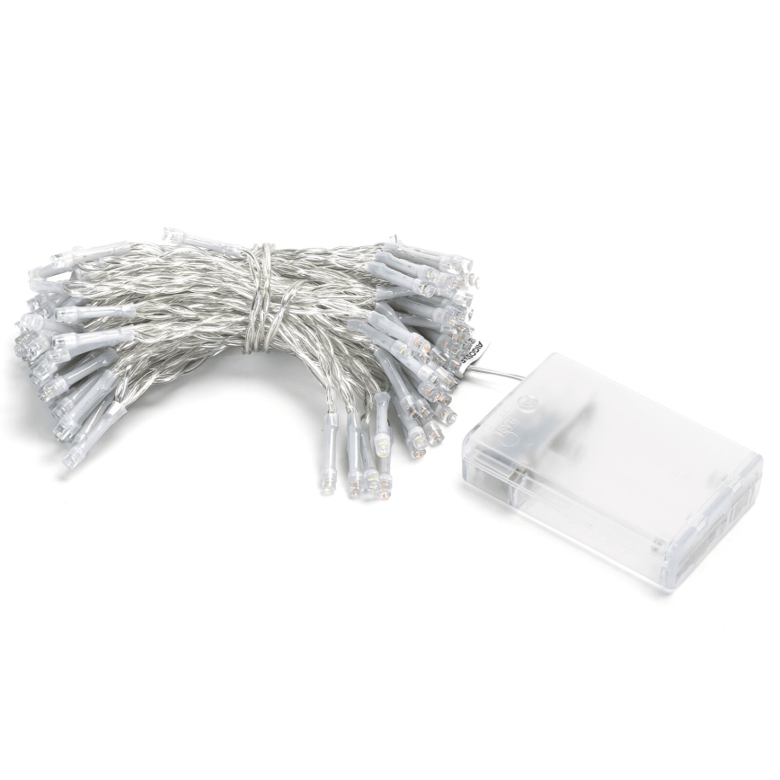 Aigostar - LED-Weihnachtslichterkette 100xLED/3xAA 10,3m mehrfarbig