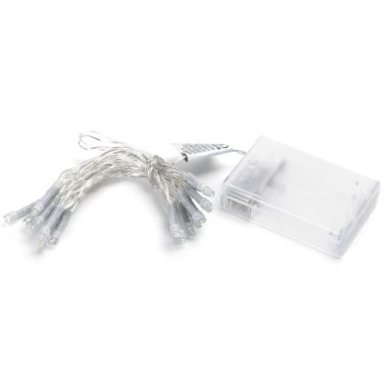 Aigostar - LED-Weihnachtslichterkette 20xLED/3xAA 2,3 m warmweiß