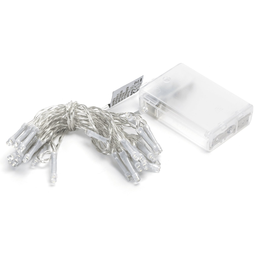 Aigostar - LED Weihnachtslichterkette 30xLED/3xAA 3,3m warmweiß