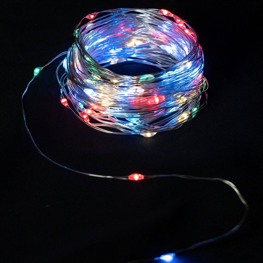 Aigostar - LED-Weihnachtslichterkette 40xLED/2x3V 4m mehrfarbig