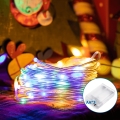 Aigostar - LED-Weihnachtslichterkette 50xLED/3xAA 5,3m mehrfarbig