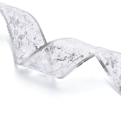 Aigostar - LED-Weihnachtslichterkette 50xLED/3xAA 5 m warmweiß silber