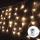 Aigostar - LED-Weihnachtslichterkette für den Außenbereich 100xLED/8 Funktionen 3xAA 8x0,4m IP44 warmweiβ