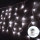 Aigostar - LED-Weihnachtslichterkette für den Außenbereich 100xLED/8 Funktionen 8x0,4m IP44 kaltweiß
