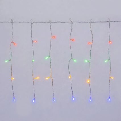 Aigostar - LED Weihnachtslichterkette für den Außenbereich 100xLED/8 Funktionen 8x0,4m IP44 mehrfarbig