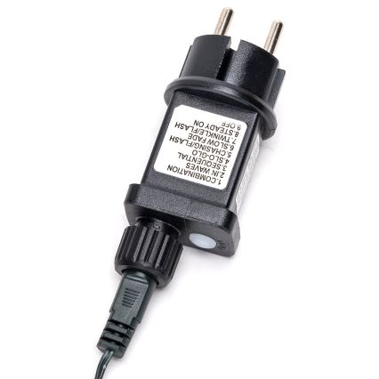 Aigostar - LED-Weihnachtslichterkette für den Außenbereich 200xLED/8 Funktionen 8m IP44 kaltweiß