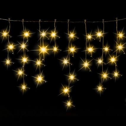 Aigostar - LED-Weihnachtslichterkette für den Außenbereich 200xLED 8x0,6m IP44 warmweiß